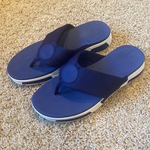 FitFlop Sporty Logo  Sandals Size 10